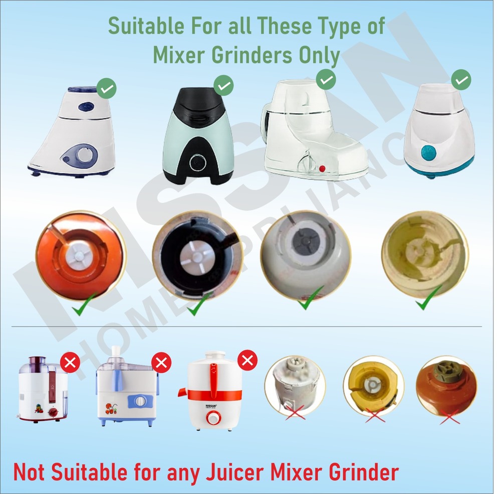 NISSAN HOME APPLIANCES Mixer Grinder Jar | Replacement Jar for Mixer Grinder Jar |Bullet Jar For Mixers | Mixi Jar Durable & Compatible with Most Mixers |Ideal for Juicing & blending (600 ml)